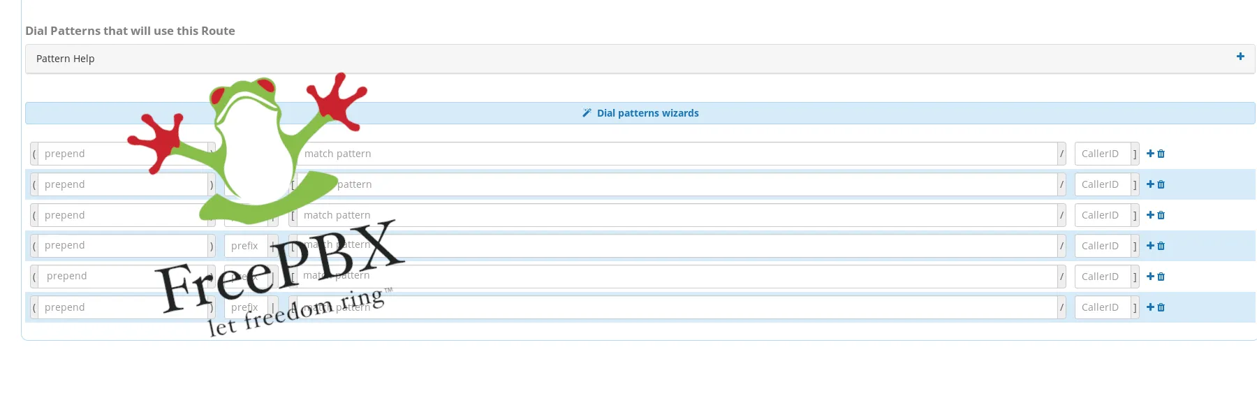 dial plan FreePBX Outbound routes