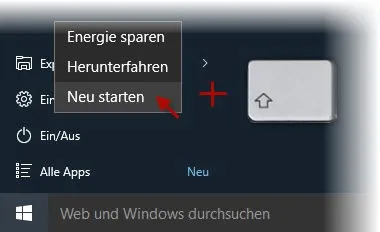 Windows secure boot deaktivieren Schritt 1
